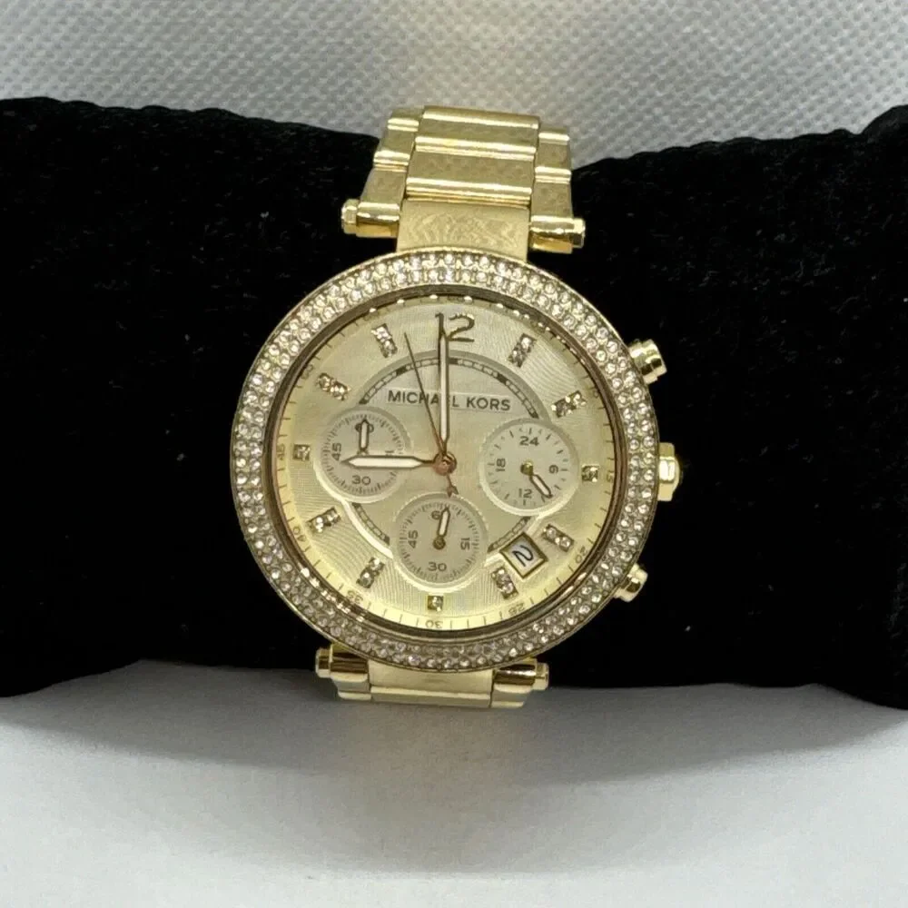 Michael Kors Parker MK5354 Women Stainless Steel Analog Dial Quartz Watch JNA405